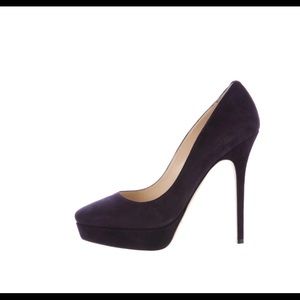 Jimmy Choo Suede Platform Pumps